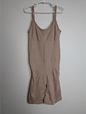 Seamless Shapewear Bodysuit Shorts Nude Compression Slimming Shaper XL